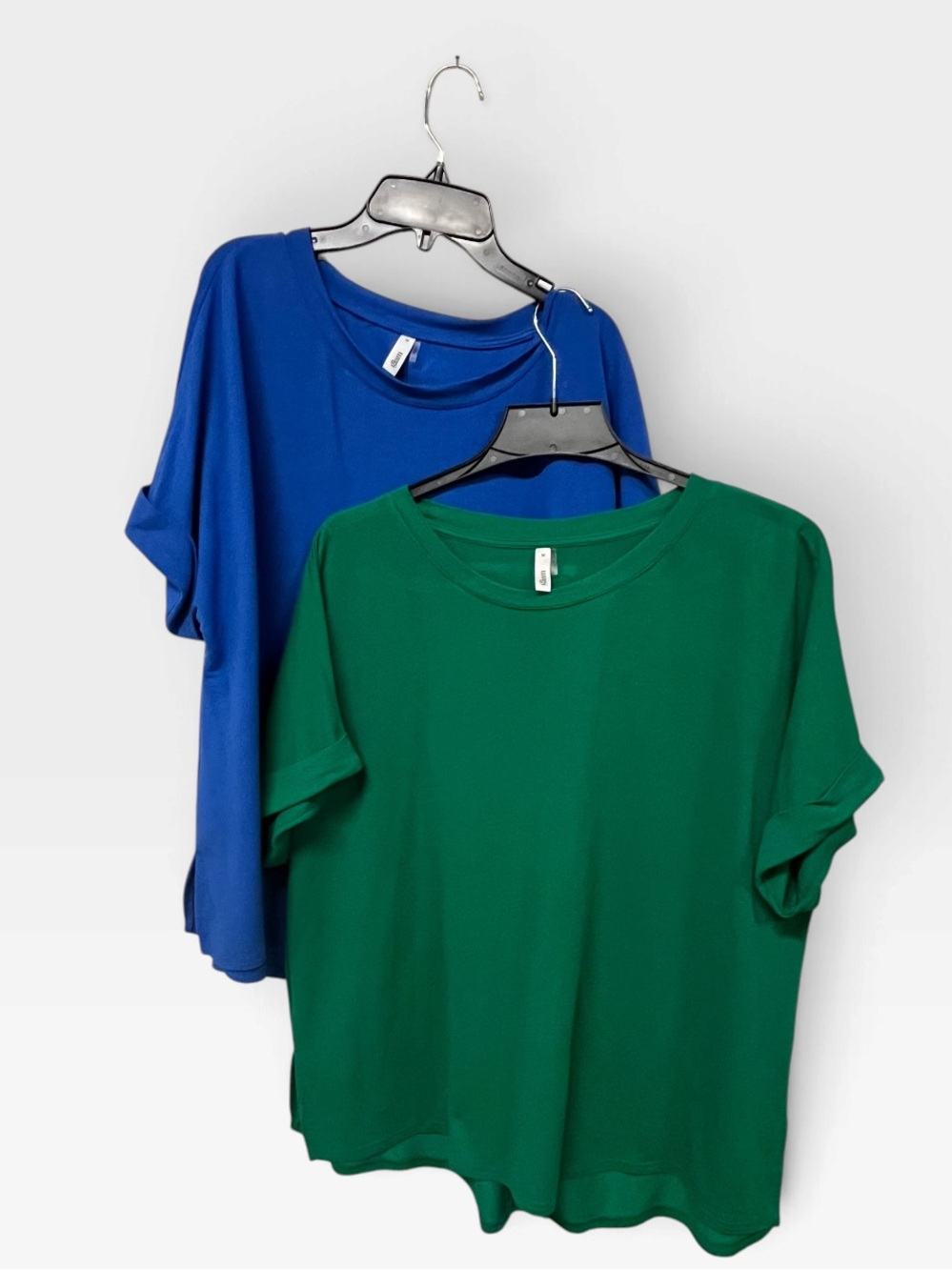 Lot of 2 GLAM | Green Blue Shirts Tops M